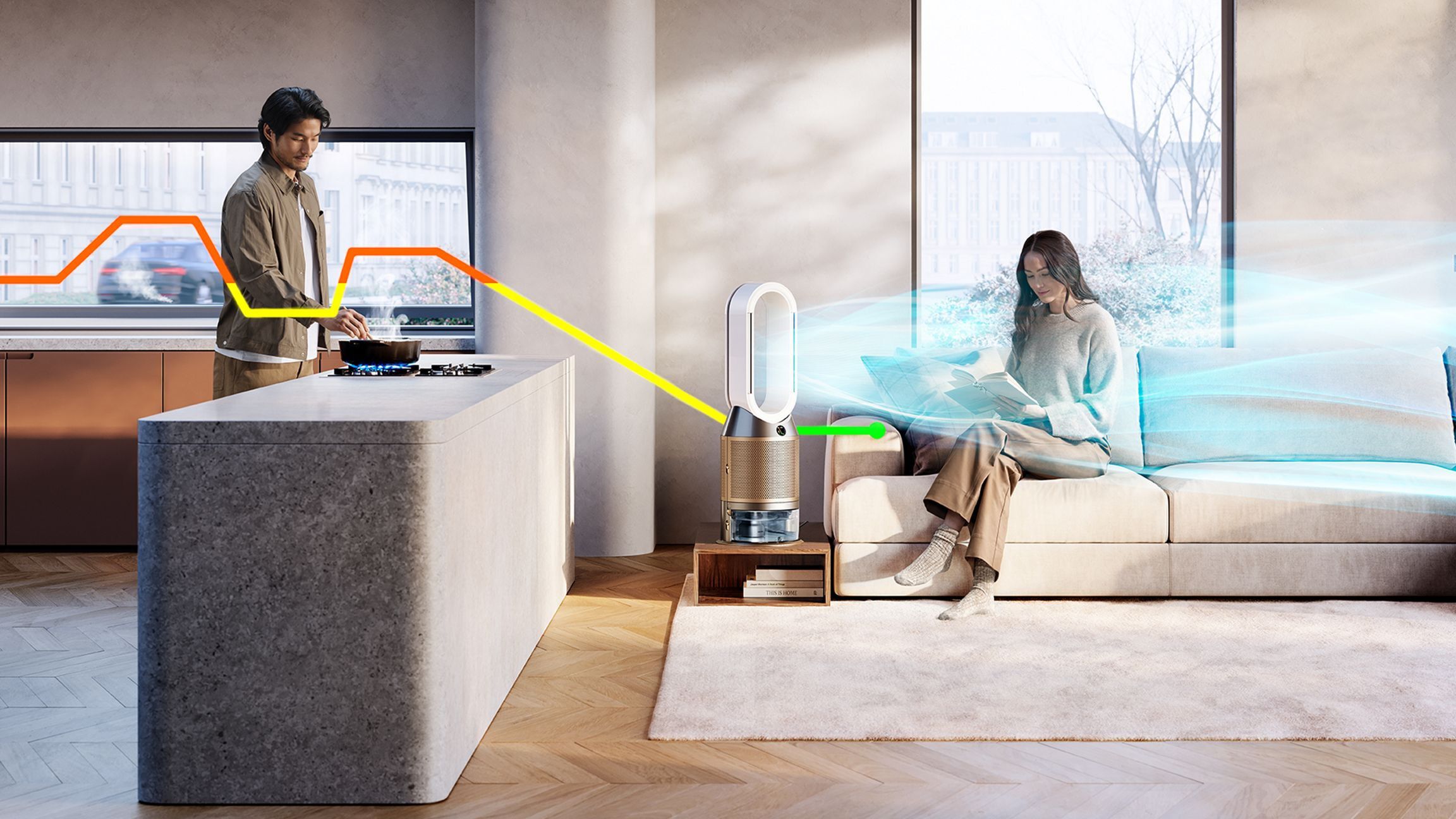 Dyson PH05 Purifier Humidify+ Cool PH2 De-Nox | Magasin.dk